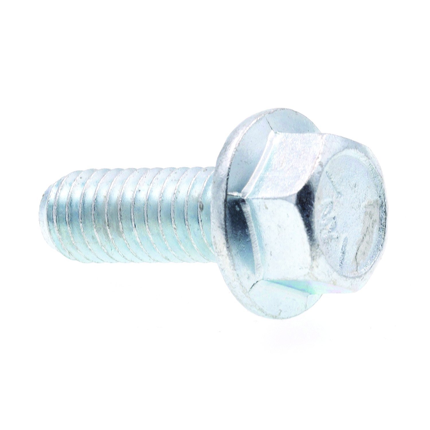 Pernos de brida serrada de acero endurecido y zincado de 3/8 x 16 x 1 pulg. para fijación