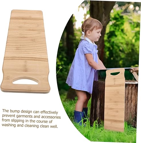 Miniatura 9 de Cabilock Material de tabla de lavar ropa Tabla de lavandería gruesa antideslizante textura de onda resistente fácil de usar 23.6 in