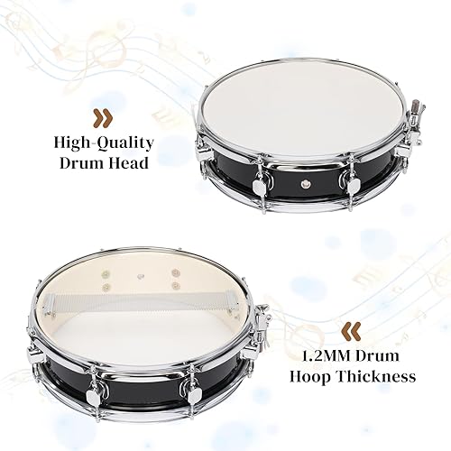 Miniatura 3 de Ktaxon Kit de tambor de caja de 13" x 3.5" pulgadas, juego de caja para estudiantes con material de primera calidad, excelente sonido, aspecto