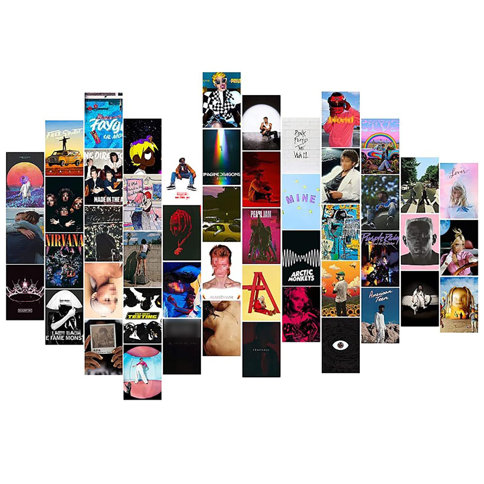 Okładka albumu, estetyczne obrazy, kolaż ścienny, 50 szt., teatr muzyczny, zestaw kolaży, artystyczne, plakaty, dekoracja pokoju, estetyczny obraz do dekoracji ścian do pokoju, sypialni, estetyczny