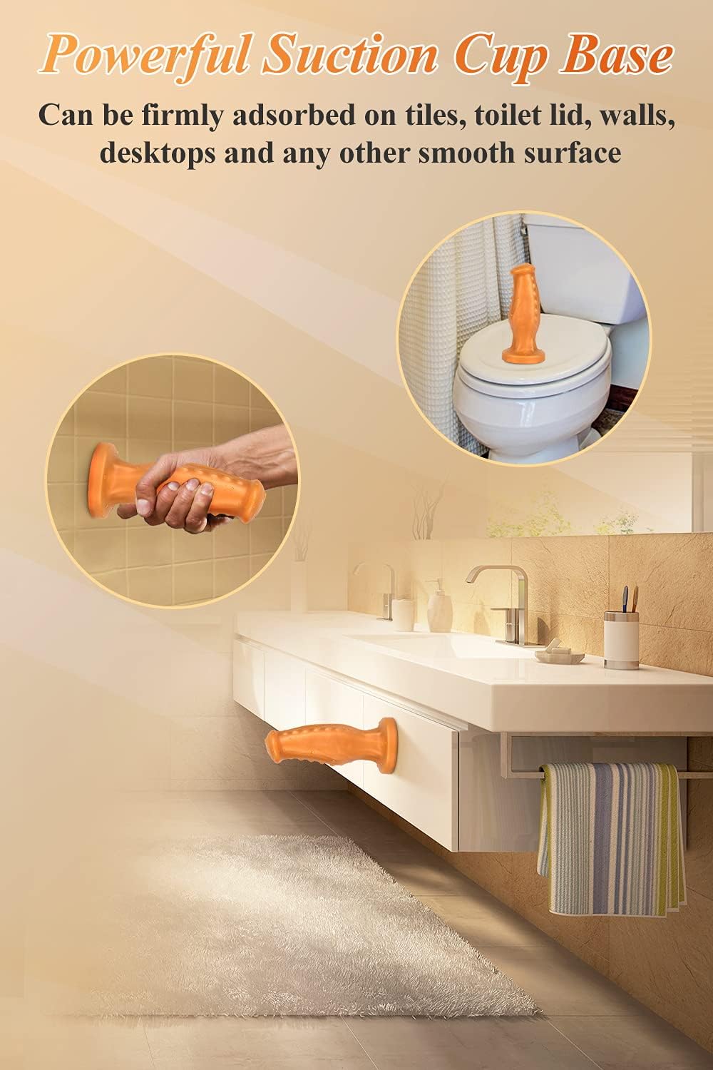 Anal Plugs with Strong Suction Cup Butt Plug Realistic Dildo Soft Liquid Silicone Vaginal Prostate Massage Stimulation for Men and Women Sex Factory (L)