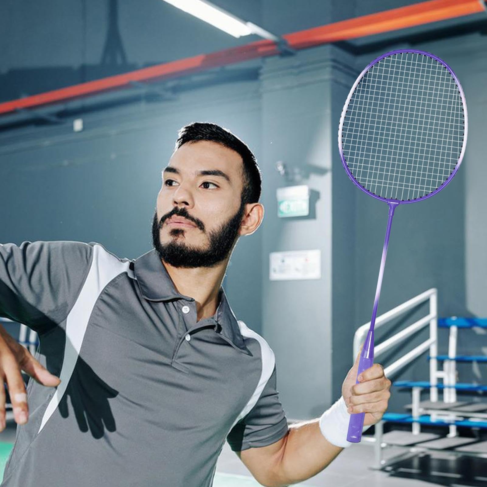 Badmintonschläger-Set, Badmintonschläger, | Sportausrüstung für Erwachsene und Badmintonausrüstung für Garten, Strand, etc