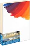 Ampersand Art Supply Museum Series Gessobord | 9x12 | 1-1/2" Cradled Profile | Gesso Wood Painting Panel for Oil and Acrylic Paint & Mixed Media | Canvas Panel Alternative in Professional Art Supplies