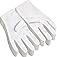 12Pairs White Cotton Gloves for Eczema and Dry Hands - Breathable Work Glove Liners - Moisturizing SPA Soft Jewelry Inspectio