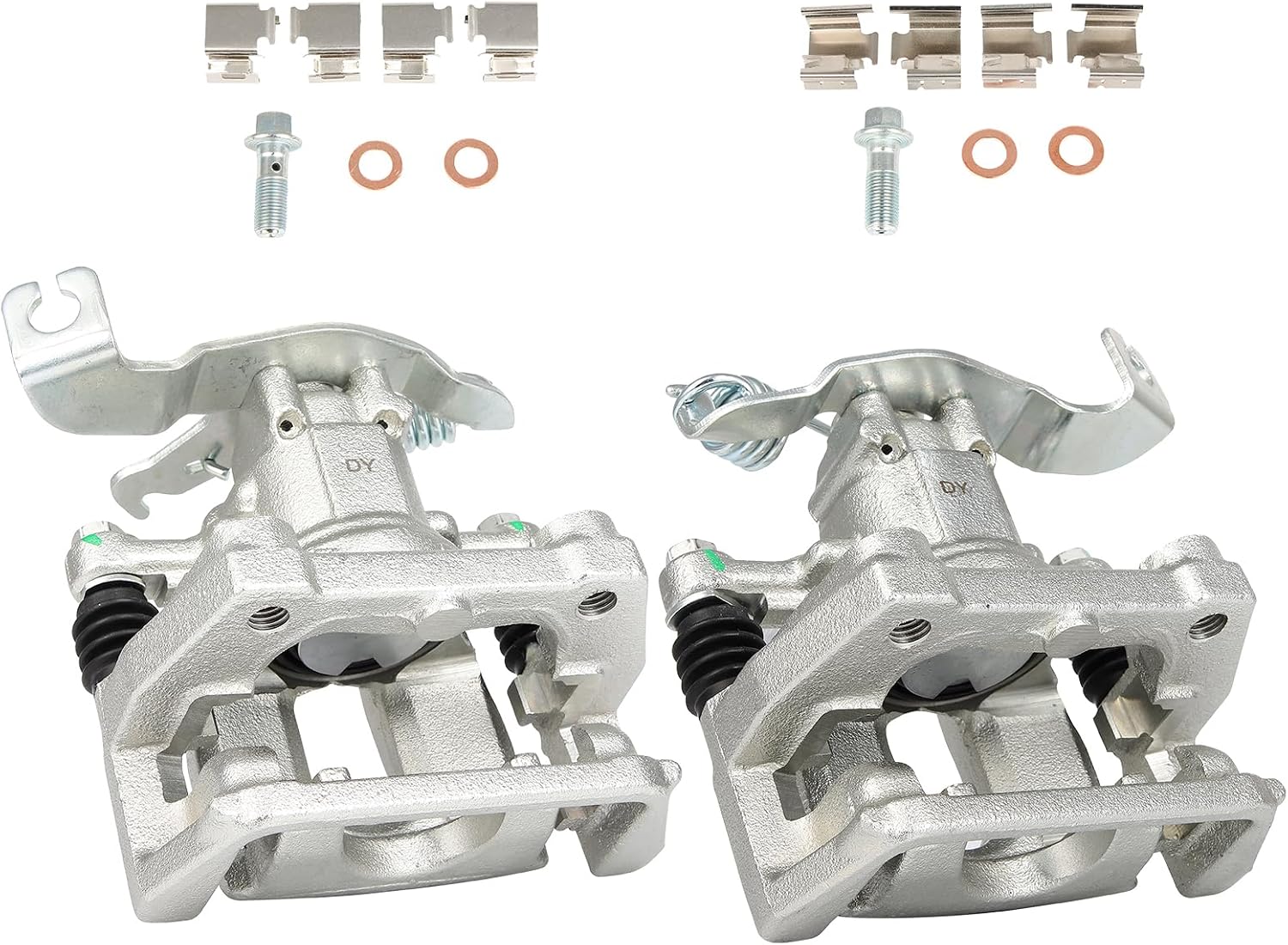 18B4946 18B4947 Rear Left & Right Disc Brake Calipers Assembly w/Bracket Compatible For Ford 2005-2009,For Mercury 2005-2009