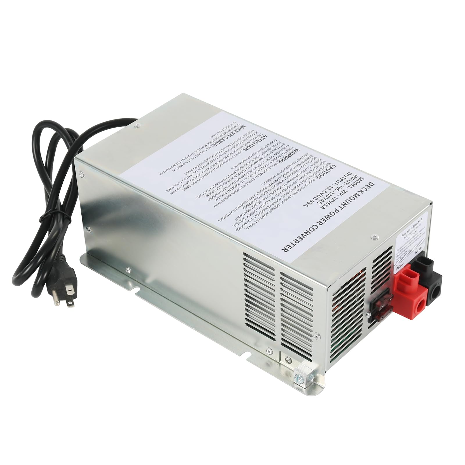 WF-9855 55 Amp RV Power Converter Replacement for Deck Mounted Charger