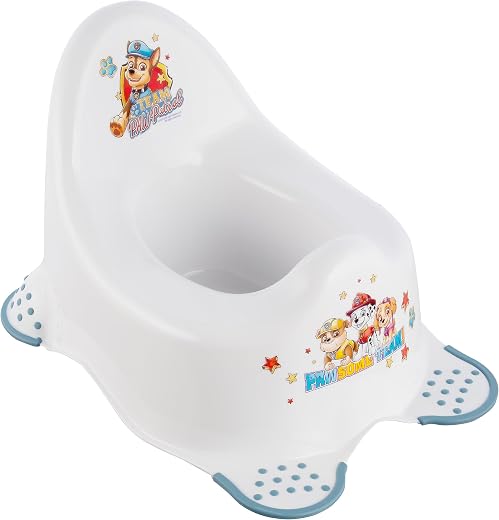 keeeper Paw Patrol Babytopf, Ab ca. 18 Monate bis ca. 3 Jahren, Anti-Rutsch-Funktion, Adam, Weiß