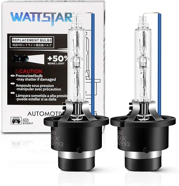 Wattstar Replacement Bulb, D2S 6000K,Headlight, OEM Quality, 35W HID Headlight, Xenon Bulbs (pack of 2)