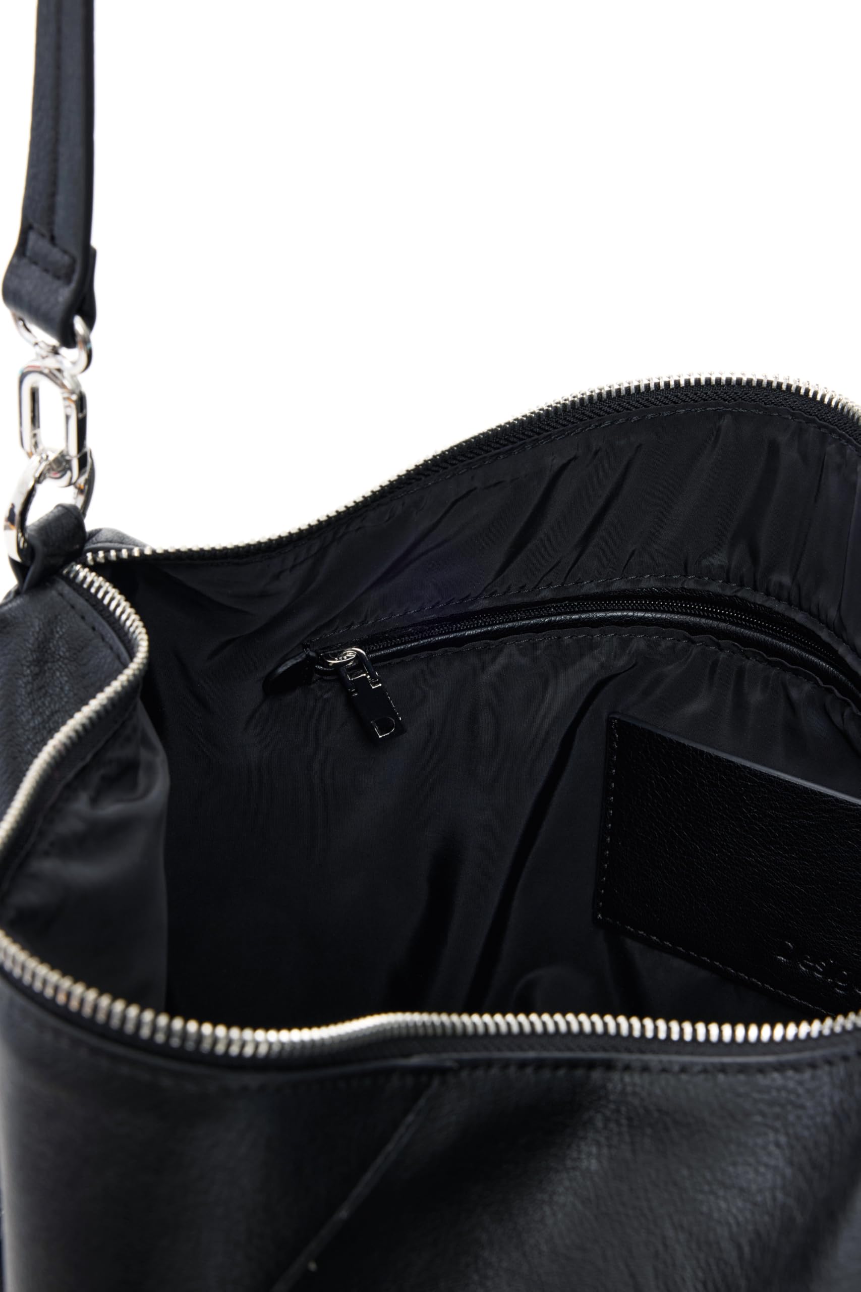 Desigual bolso de hombro bolso bandolera Half Logo Leiria 2.0 Shoulder Bag Black negro