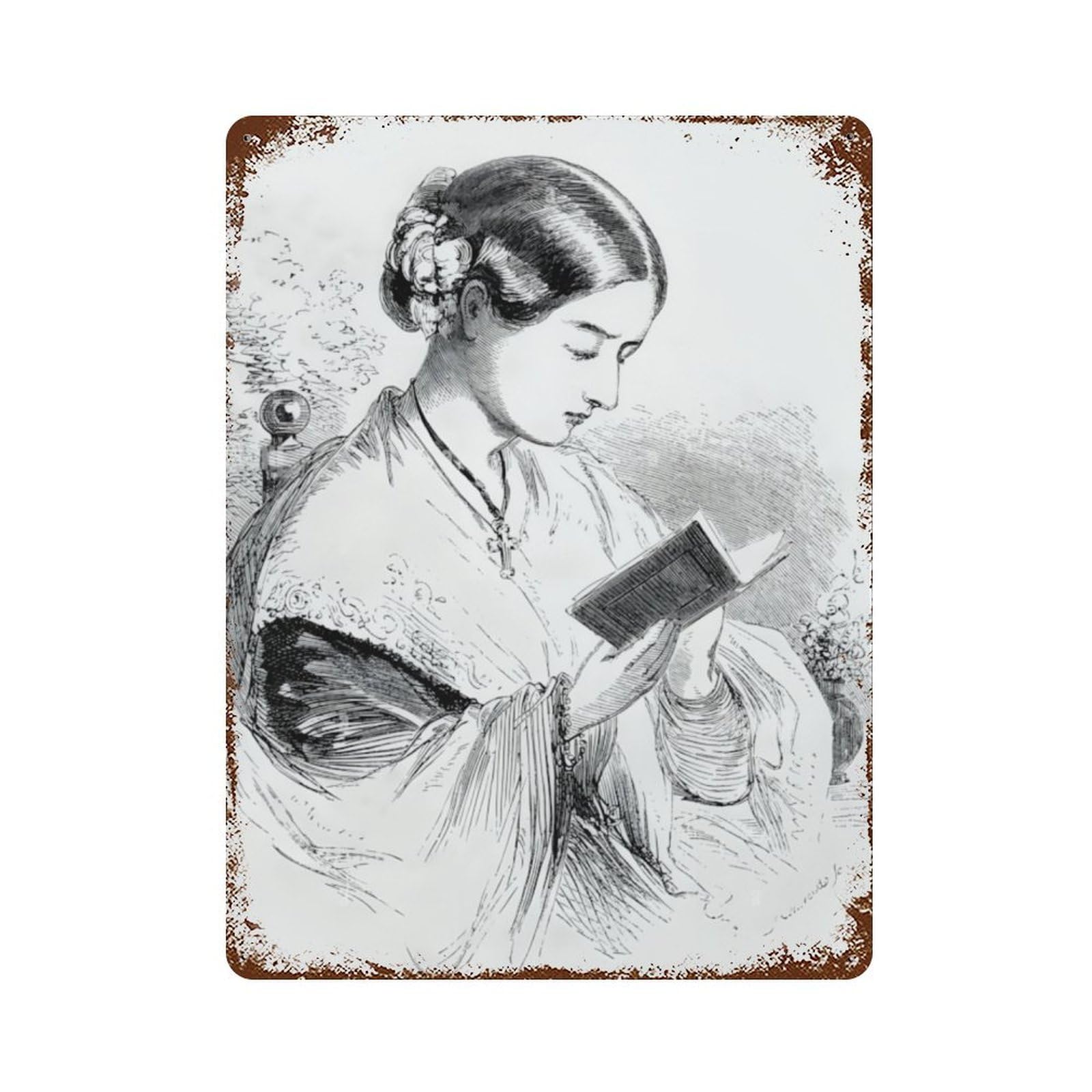 xiaoxiaoshen Florence Nightingale (47) Wall Decor Art Metal Tin Poster Modern Home Decor Art Home Bar Shop Decorations Vintage Sign 40x30cm