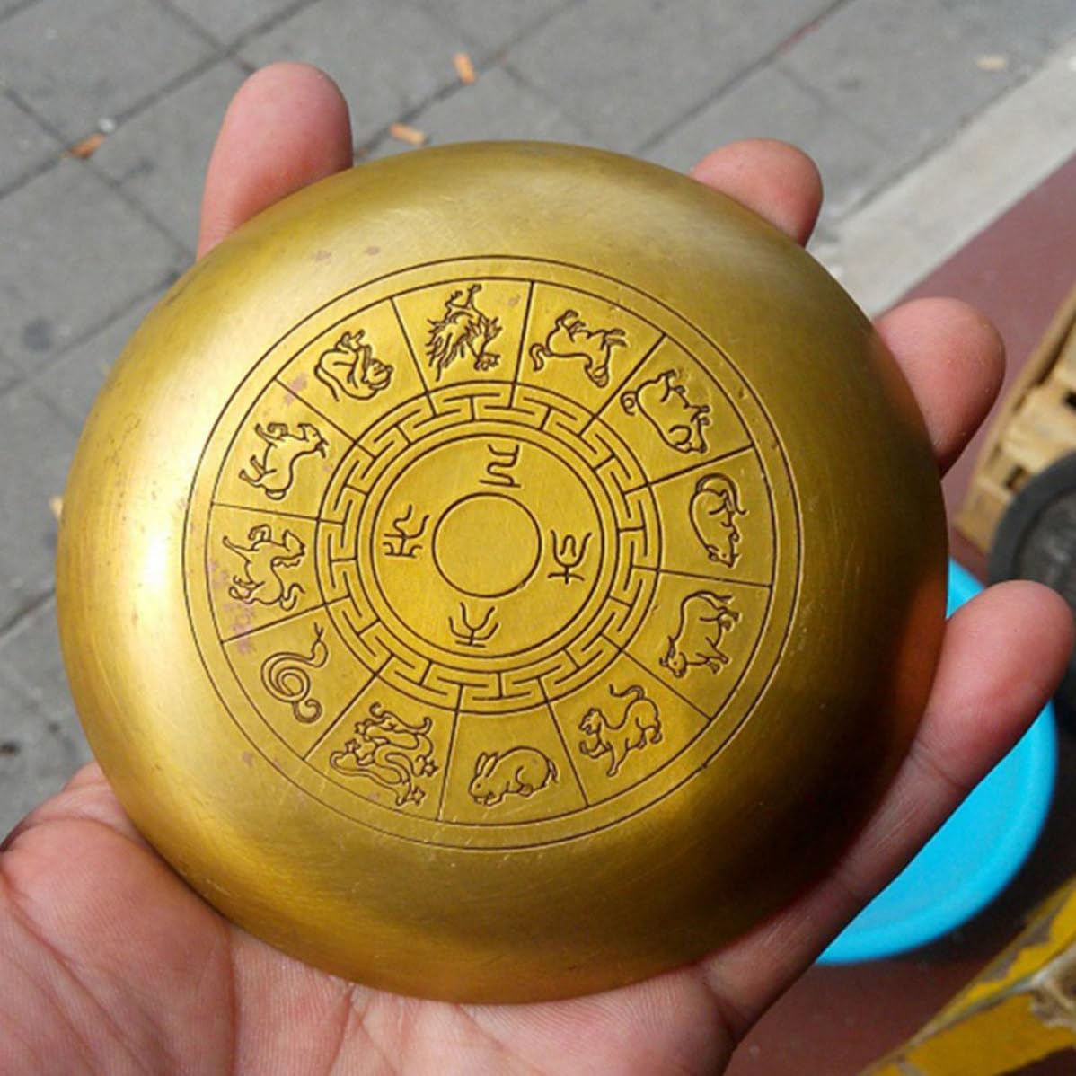 Copper Ink Saucer Retro Brush Washer Holder for Zodiac Craft
