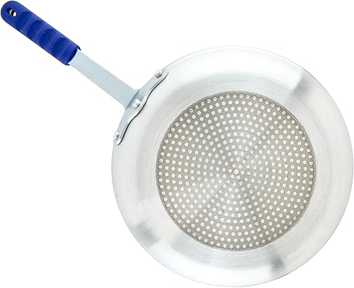 Miniatura 5 de Winco Sartén de aluminio de grado comercial con mango Stay Cool, compatible con inducción, acabado antiadherente, 12 pulgadas