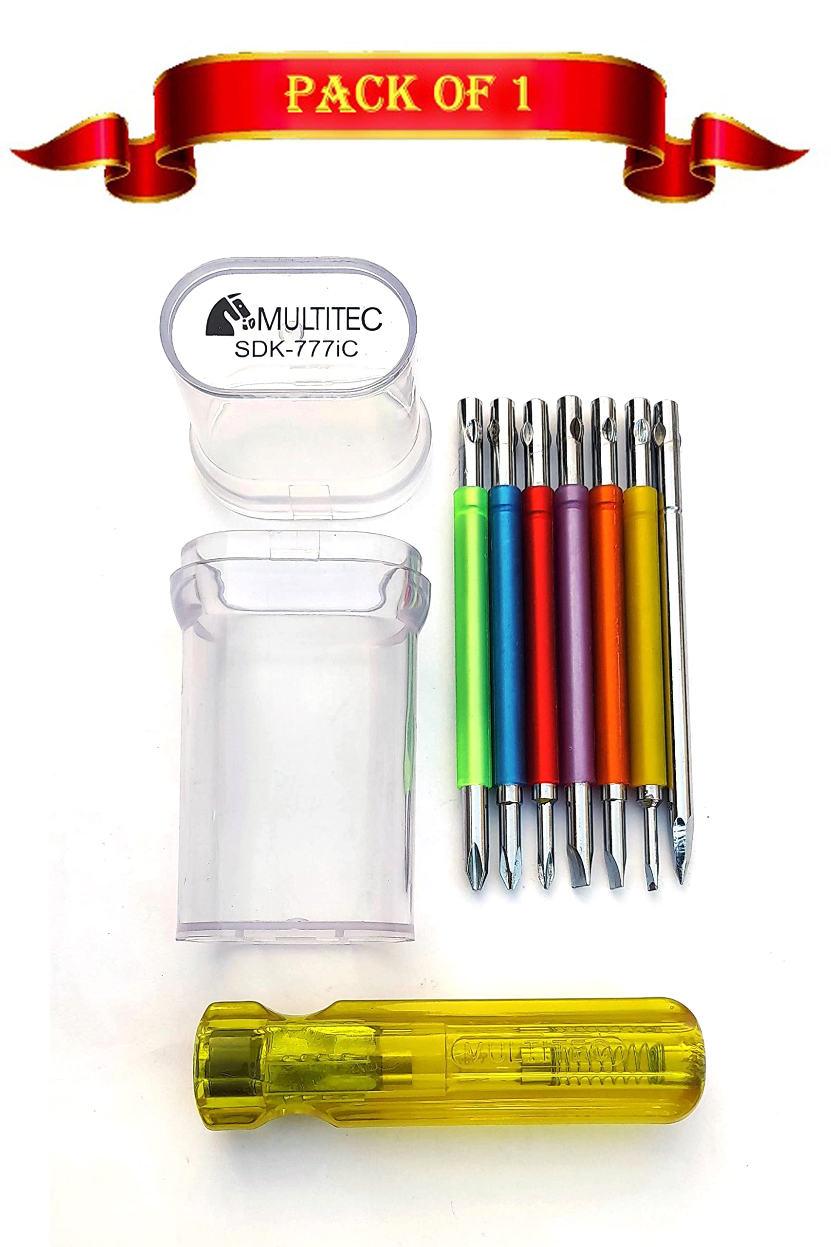 スクリュードライバー SKREWD　skins oi MULTITEC SDK-777iC | 7 Bit Screw Driver Set (All in 1) | With