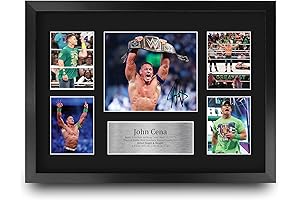 John Cena Autographed Picture - Be A Work In Progress