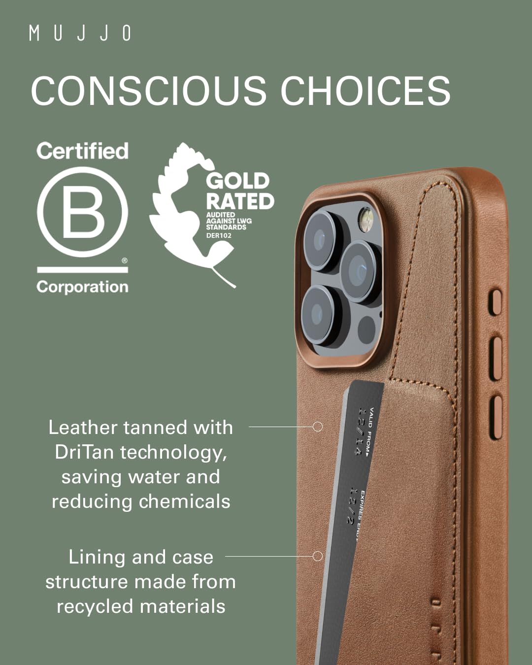 新品 MUJJO iPhone 15 Pro Max レザーケース 本革 Mujjo Leather Wallet iPhone 15 Pro Max Brown: Amazon.de