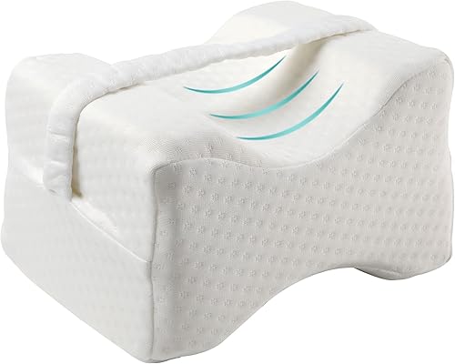 Almohada de rodilla para dormir de lado con correa para aliviar el dolor de ciática piernas cadera articulaciones y nervio ciático almohadas de