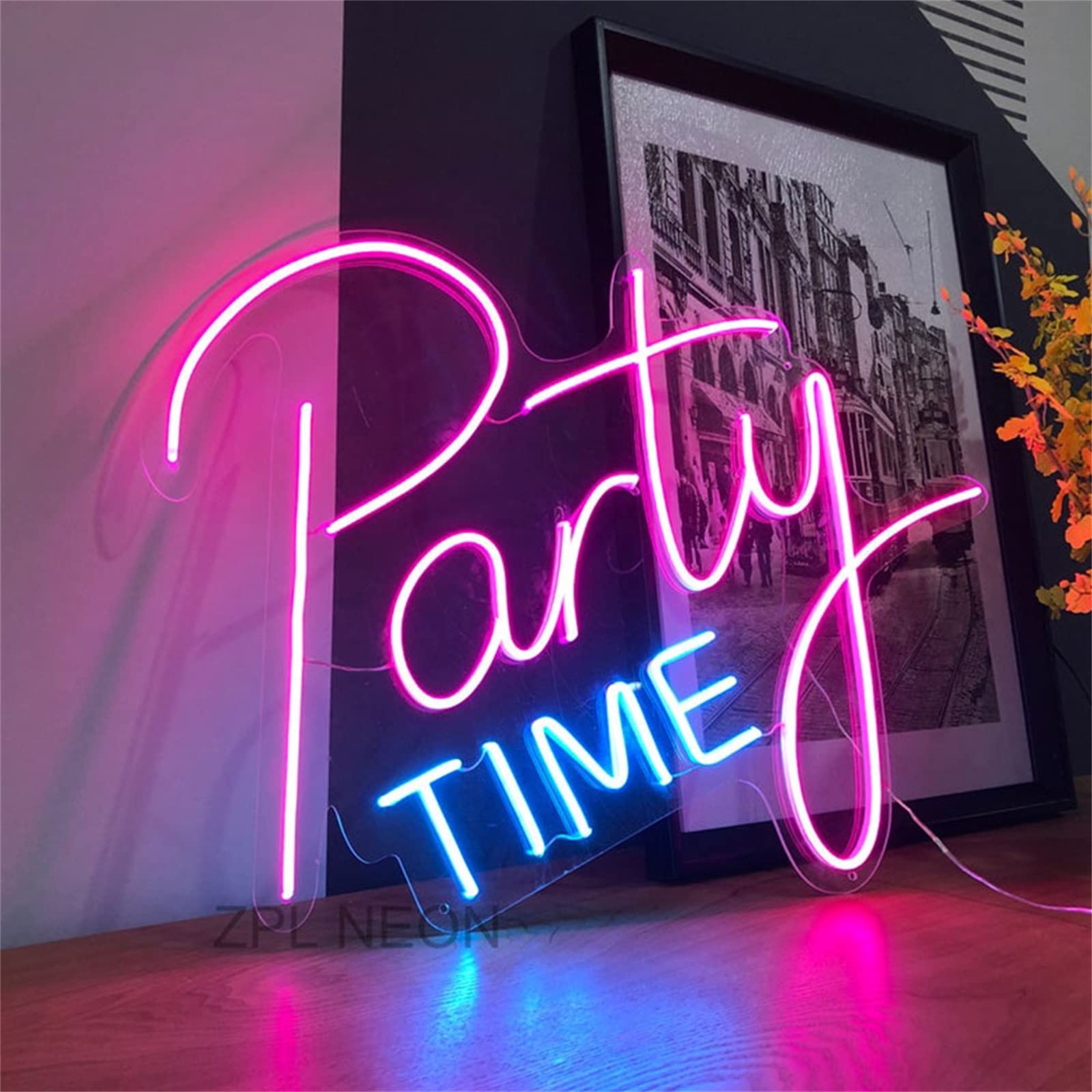 LEDネオンライトサイン パーティータイムネオンサイン 言葉