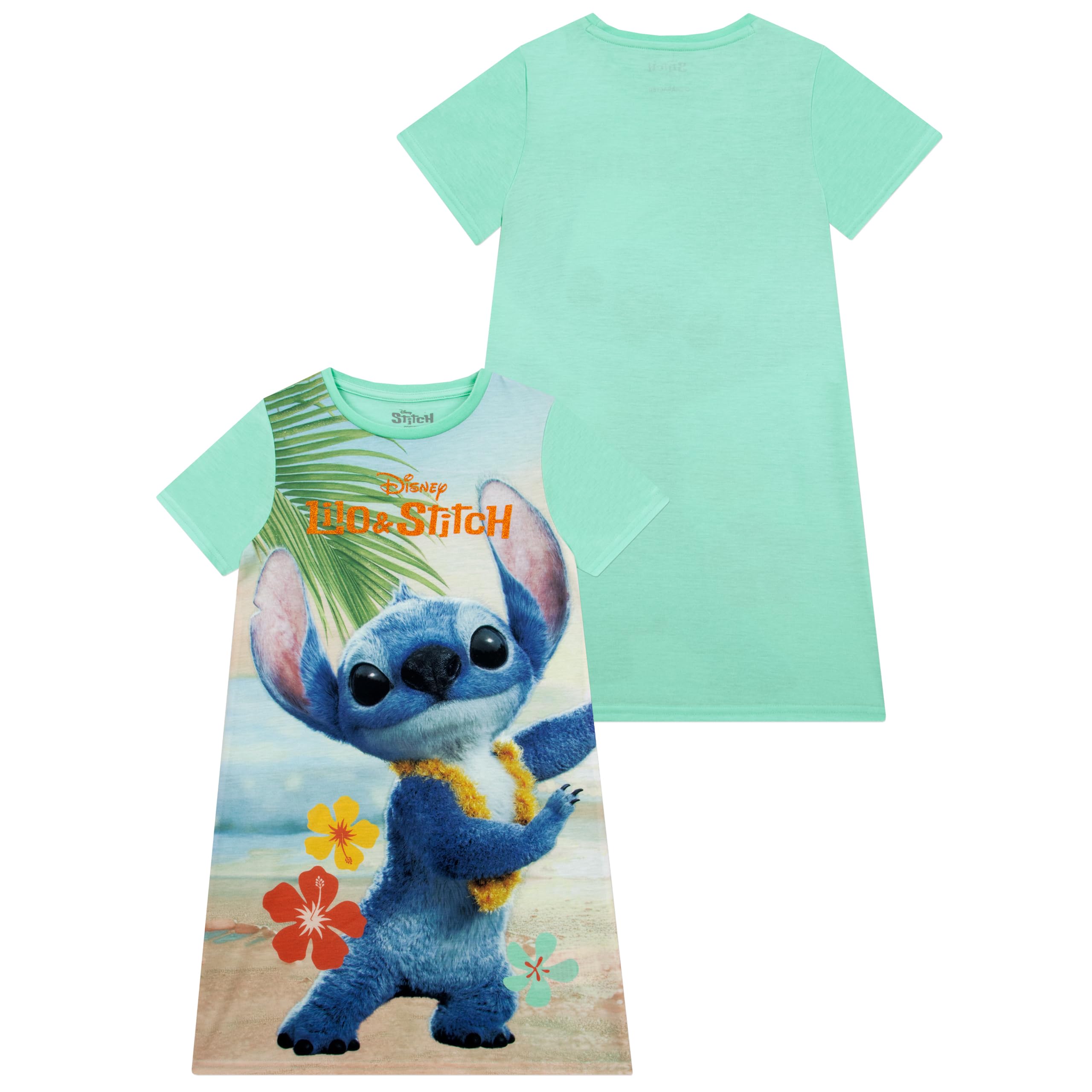 Disney Chemise De Nuit Fille Stitch, Chemises De Nuit Fille Manche Courte, Pyjama Lilo Et Stitch