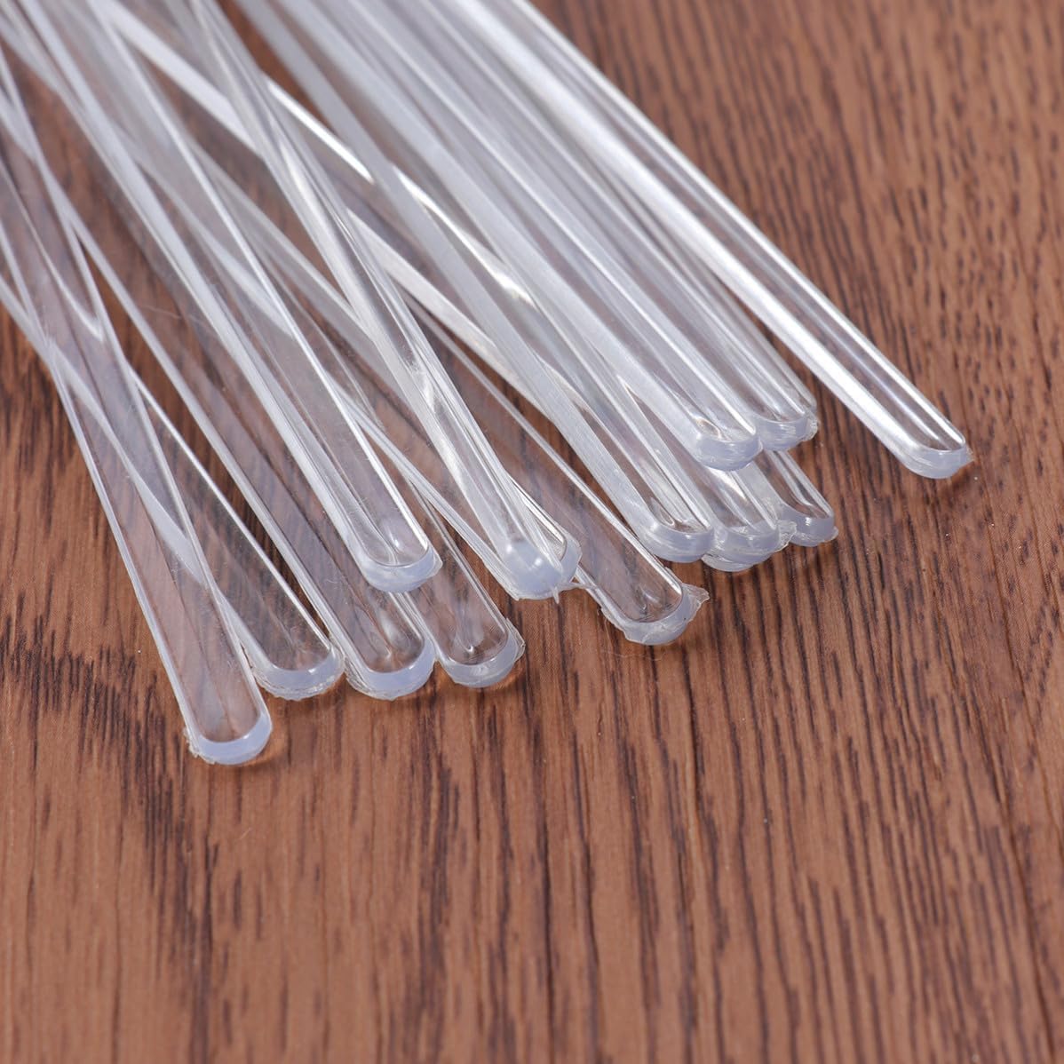 100pcs Plastic round Head Swizzle Sticks for Cocktail Stirring