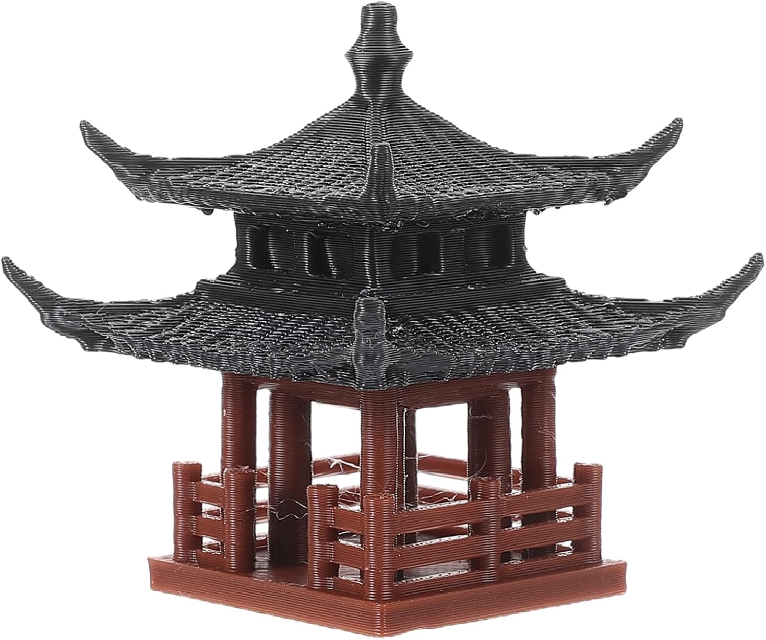 SUPVOX Aquarium Decoration Fairy Garden Figurines Mini Pagoda Statue Fish Hideout Shelter Cave for Fish Tank Ornament Micro Landscape Decor