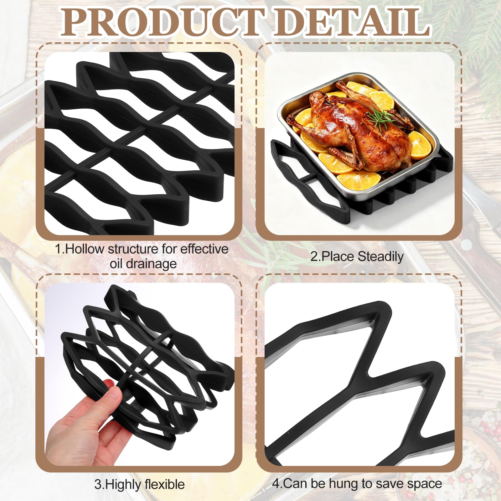METALLIXITY Rostatura in silicone per forno antiaderente 23,4 x 15,5 cm