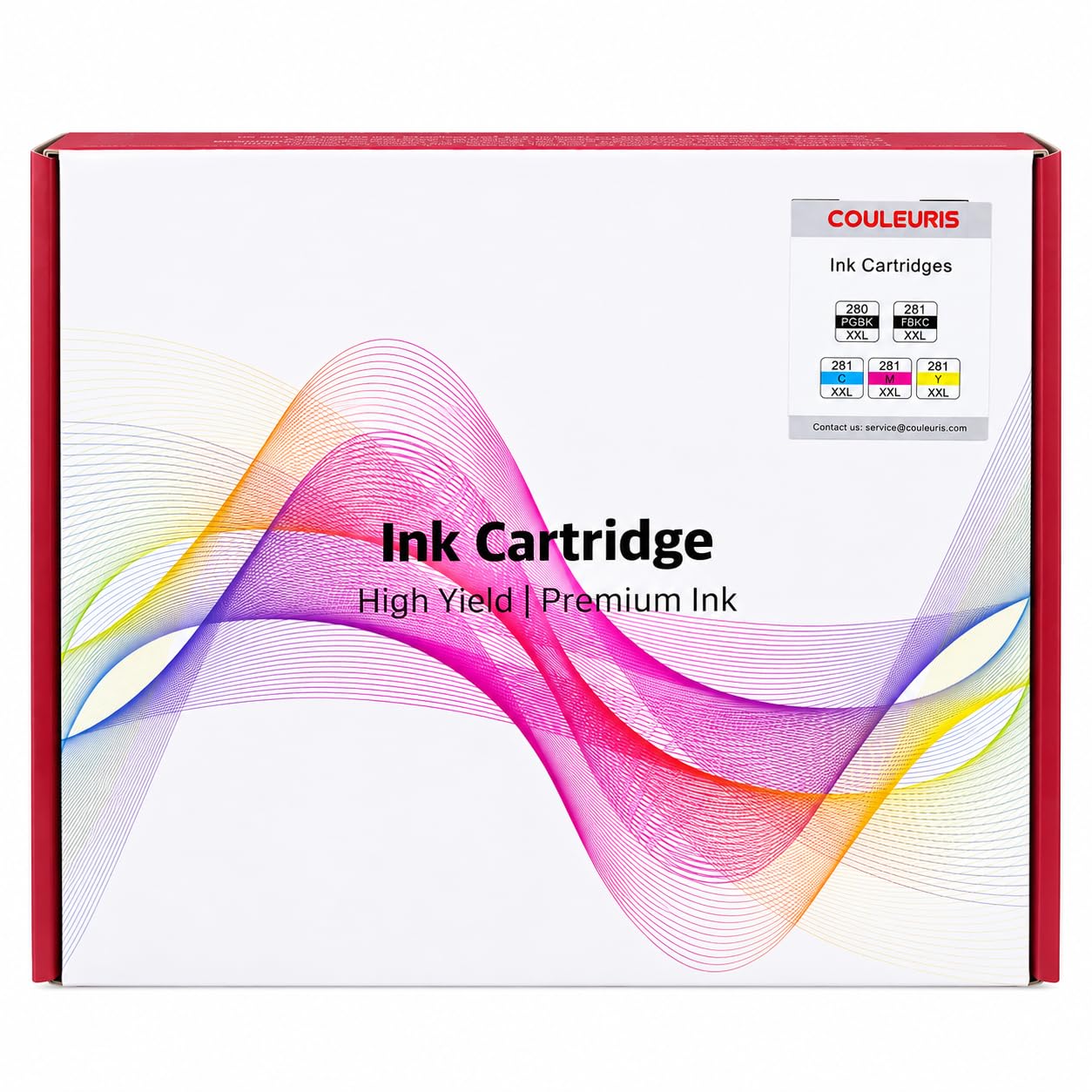PGI-280 XXL/CLI-281 XXL Ink Cartridges Replacement for Canon 280XXL 281XXL for TR8620a TR8600 TR8622a TR8520 TS9521c TR7520 TS9120 TR8622 TS9520 TS6220 TS6320 TS702a Printers for Cannon 280XL 281XL