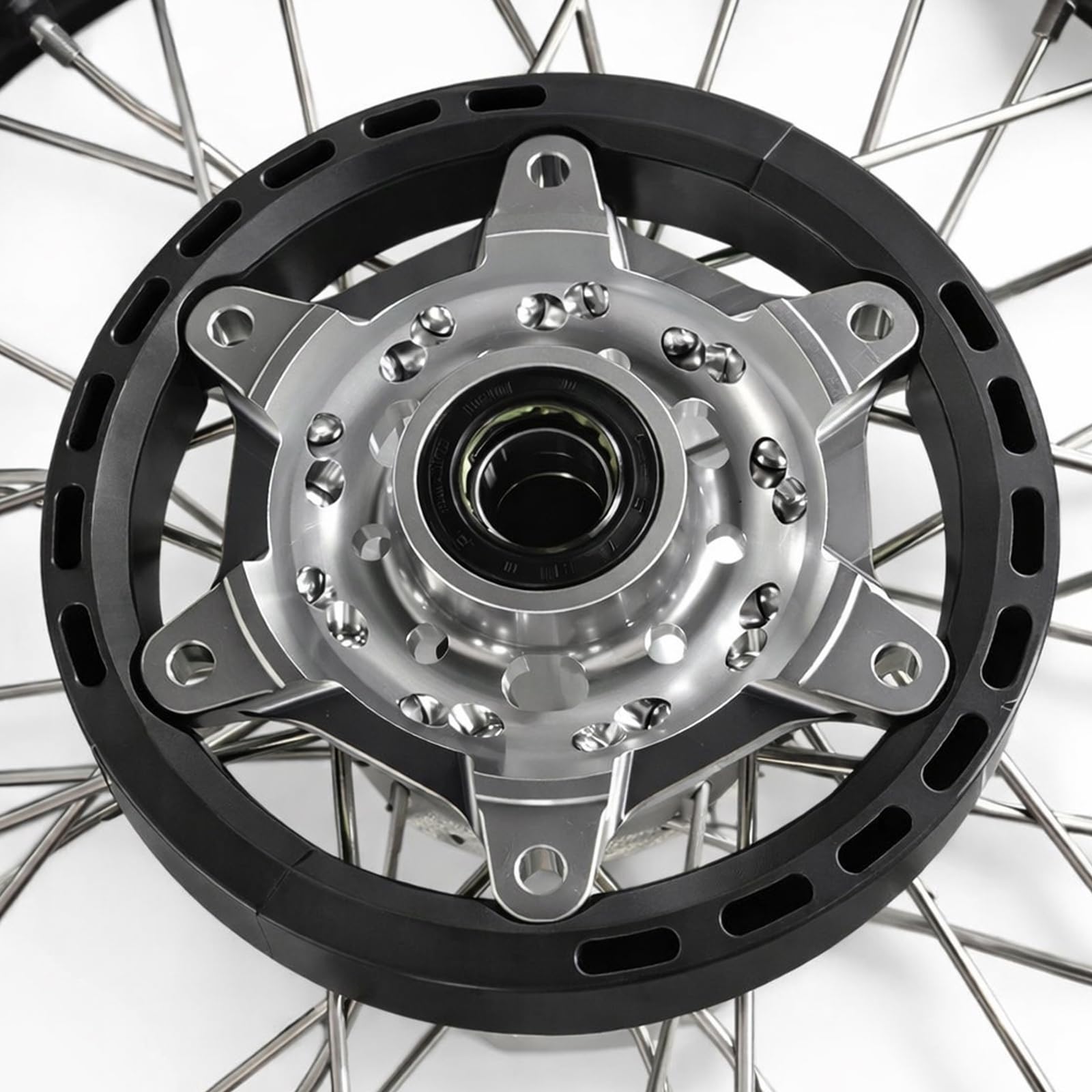 Robusto paracatena per moto fuoristrada, blu