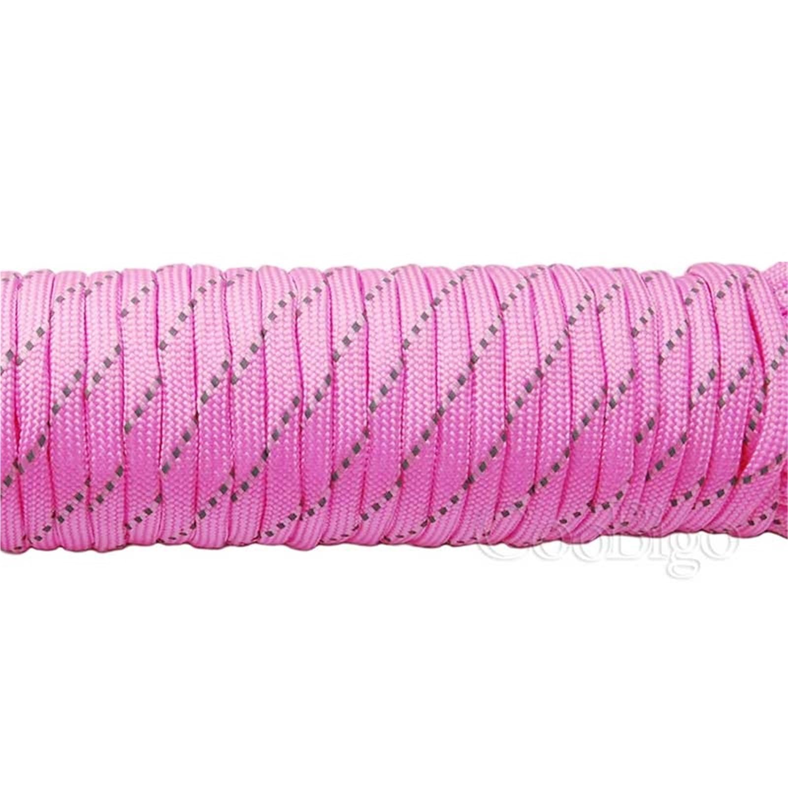 Paracord 1pcs Reflective Paracord Rope Dia.4mm for Survival Parachute Cord Lanyard Camping Climbing Hiking Clothesline(C11,20 Ft)