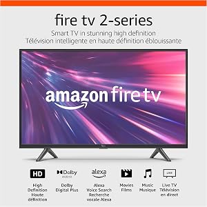 Amazon Fire TV 32" 2-Series, HD smart TV, stream live TV without cable