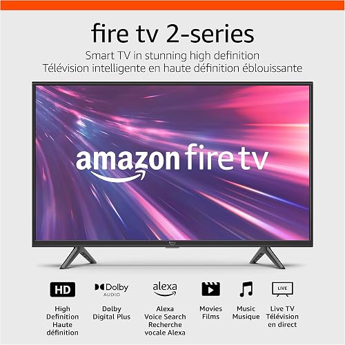 Amazon Fire TV 32" 2-Series, HD smart TV, stream live TV without cable