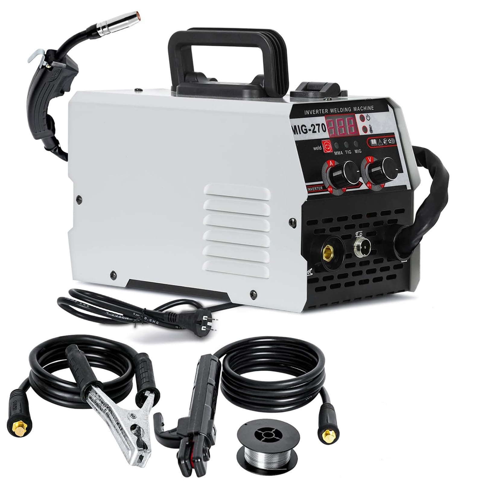 Máquina de soldadura portátil 250A con núcleo de flujo MIG ARC Lift TIG integrada