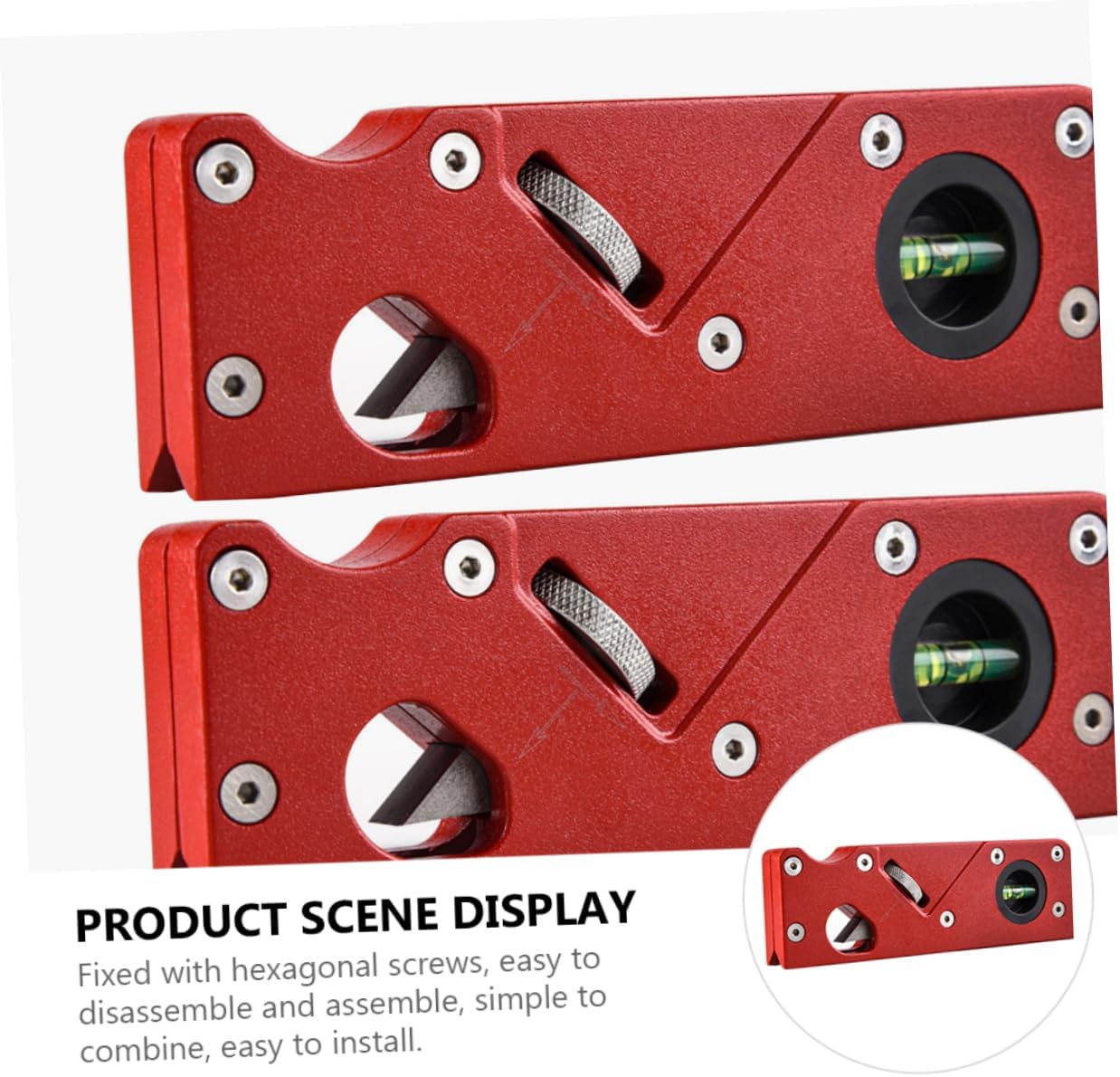 Aluminum Alloy Trimming Plane Adjustable Manual Woodworking Tool for Chamfering and Trimming High Strength for Polishing and Burring