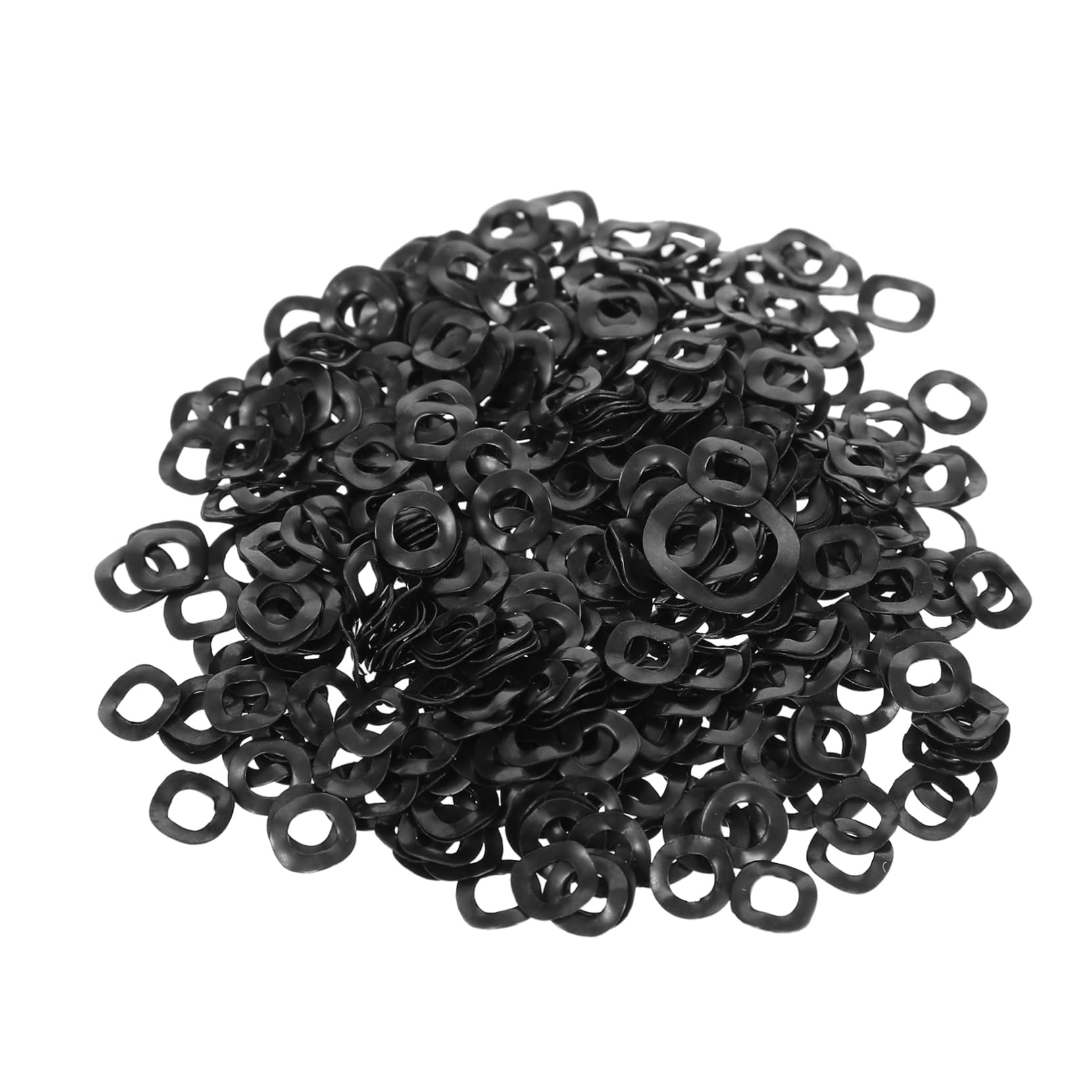 NAMOARLY 500pcs Spring Wave Washers Kit 3 Wave Washers Assorted Sizes Metal Washer for Screw Bolt Wave Washer for Axial Space