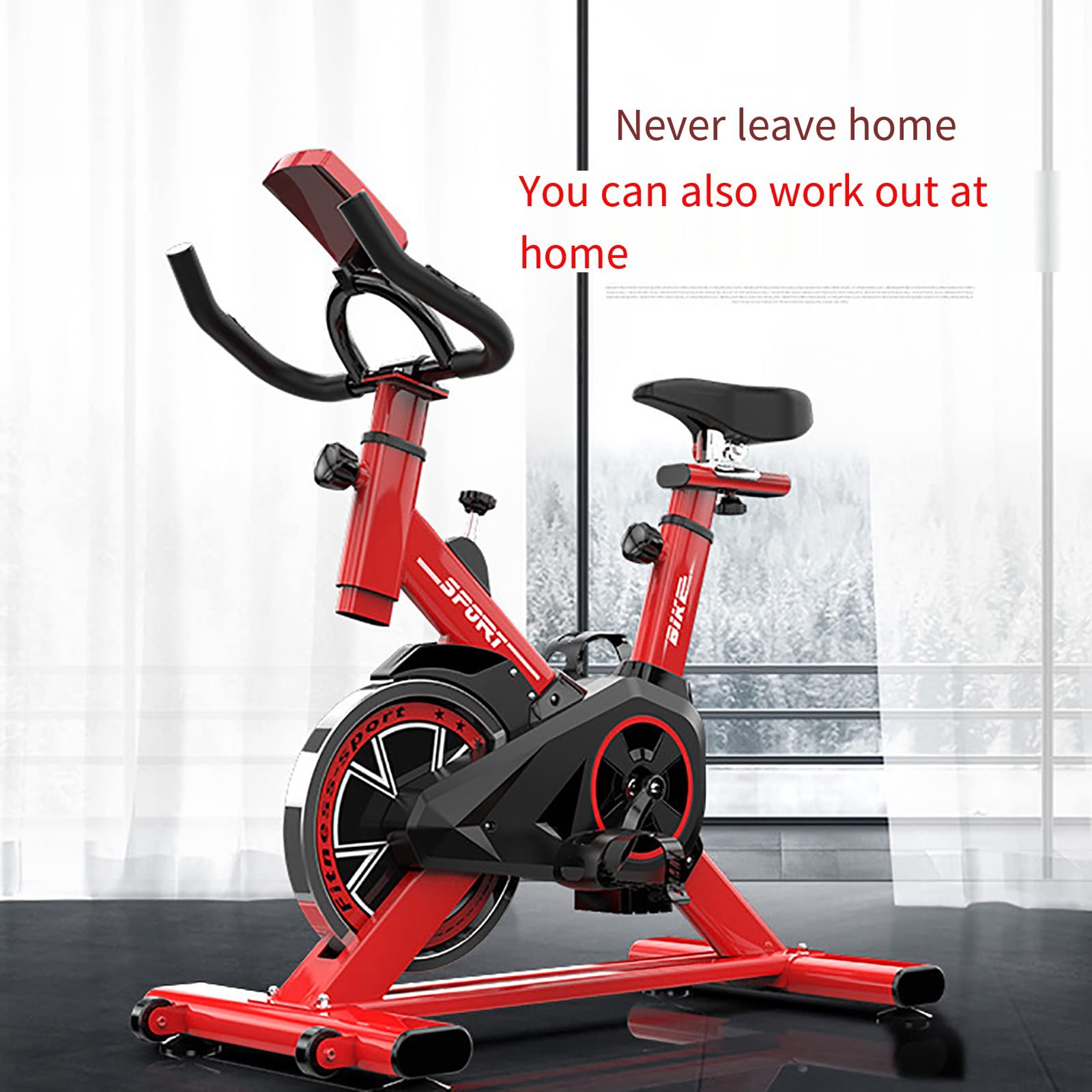 Rower stacjonarny do jazdy na rowerze stacjonarnym, rower treningowy z napędem pasowym, rower treningowy do jazdy w pomieszczeniach, rowery treningowe z oporem magnetycznym