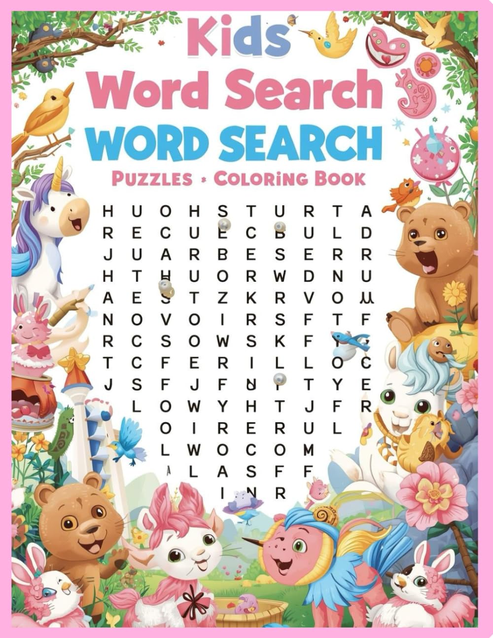 Kids Word Search: Fun Vocabulary Puzzles for Kids Ages 5–10