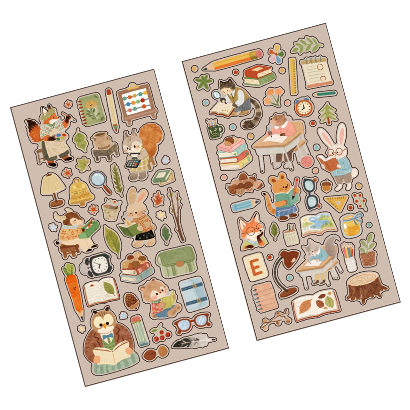 PET Decorative Stickers, Beautiful Waterproof Sticker Set for Scrapbook, Diary, Bullets, Journaling, Planner, Diys, Craft Album, Decorative for Crafts, Scrapbooking
