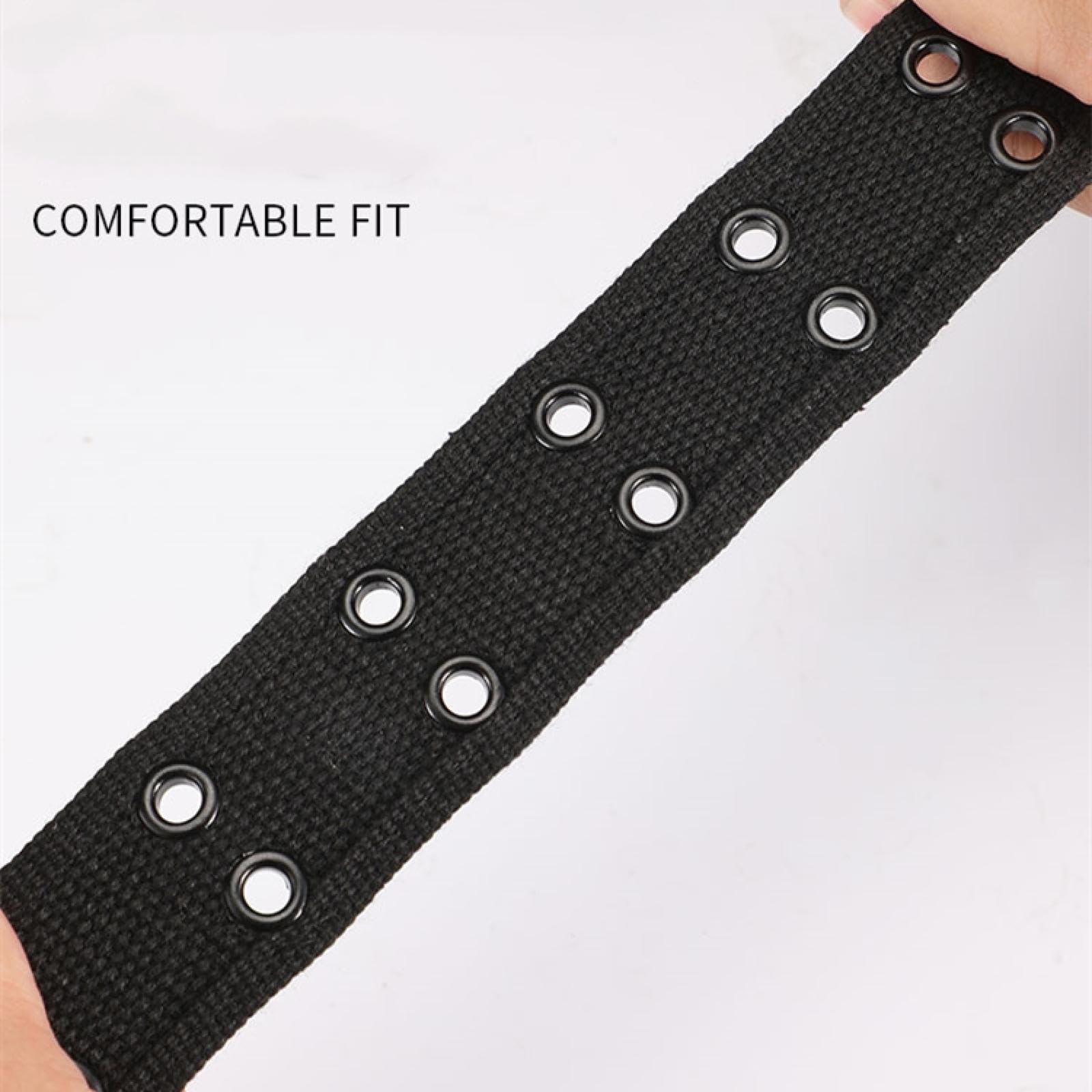 Cinturones de hombre, estilo militar, de lona y nailon, estilo táctico, informal y moderno.