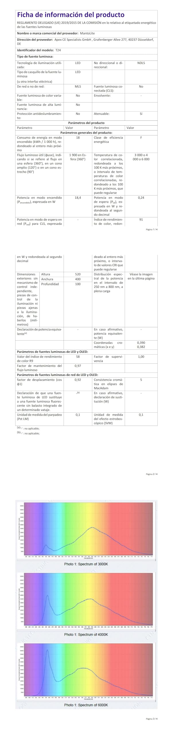 MantoLite Specchio cosmetico, dotato di illuminazione a tre livelli, girevole a 360 gradi e specchio cosmetico da tavolo dimmerabile, adatto per camere da letto e bagni.