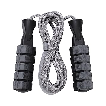 UROCK Skipping Rope For Men & Women Adjustable Jumping Rope For Men Gym Rope/Exercise Rope For Men Workout (Grey)