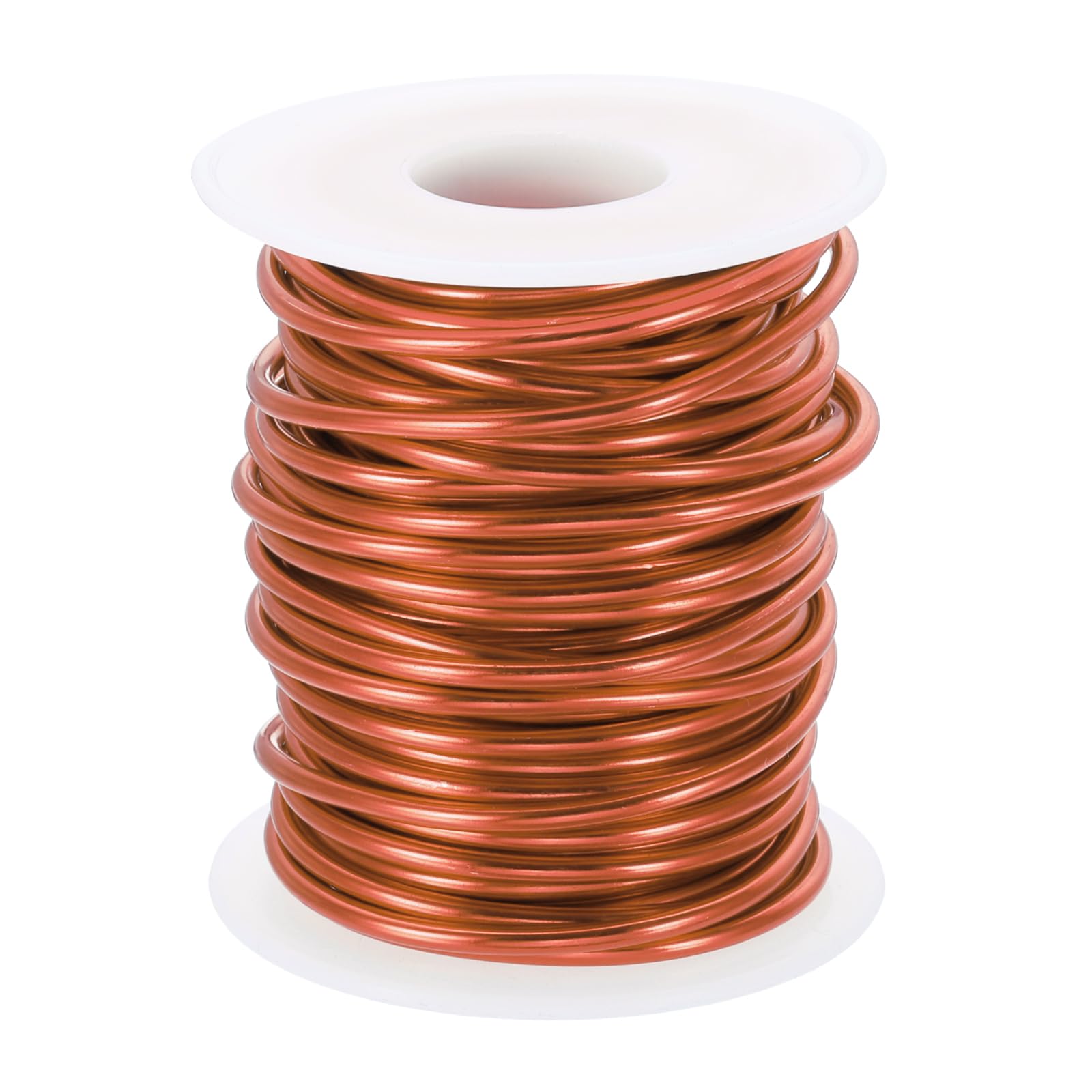PATIKIL 10 Gauge 2.5mm Aluminum Craft Wire, 32.8 Ft Metal Wire Armature Bendable Wire for Jewelry Making Metal Wrap DIY Orange