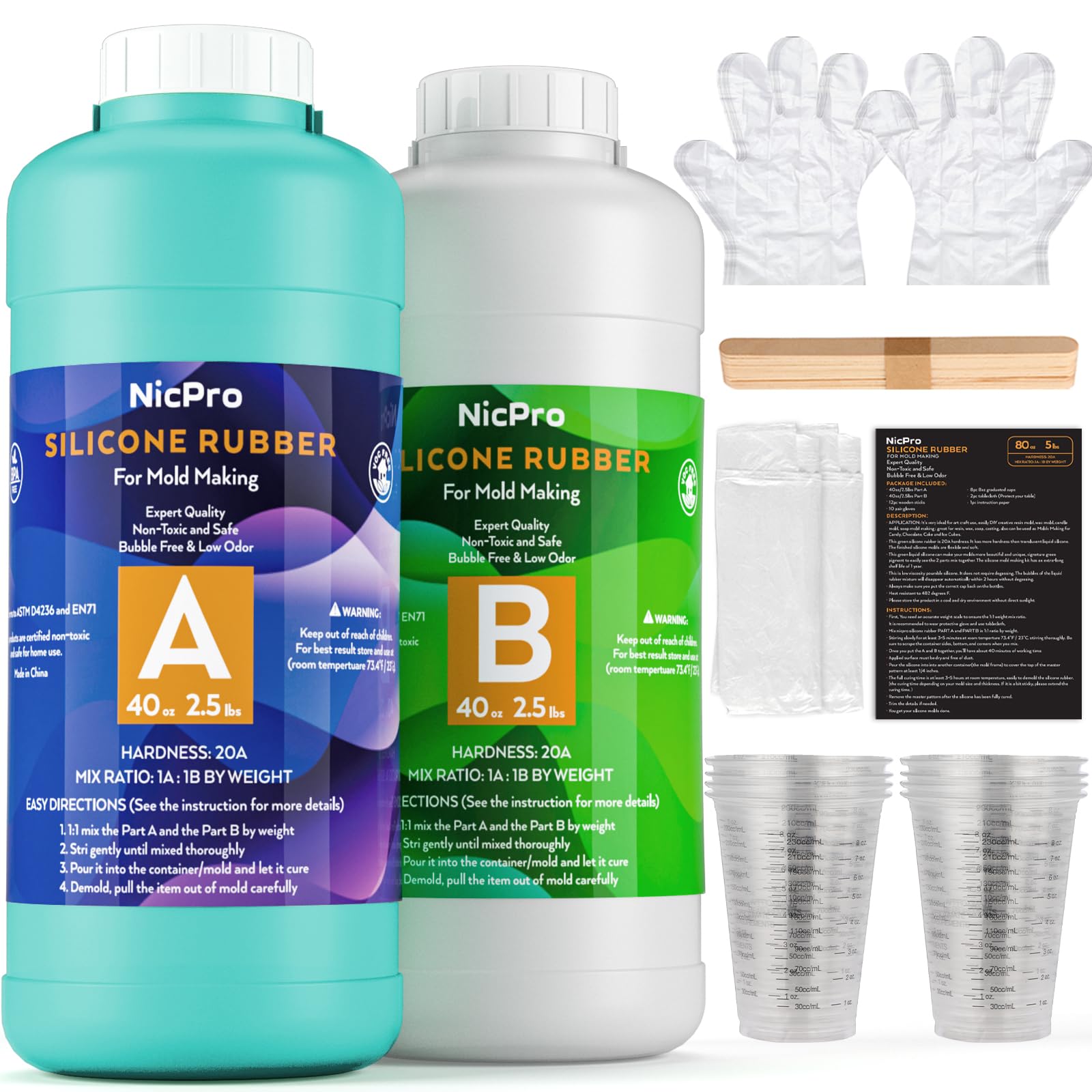 Nicpro 80oz Jade Green Kit