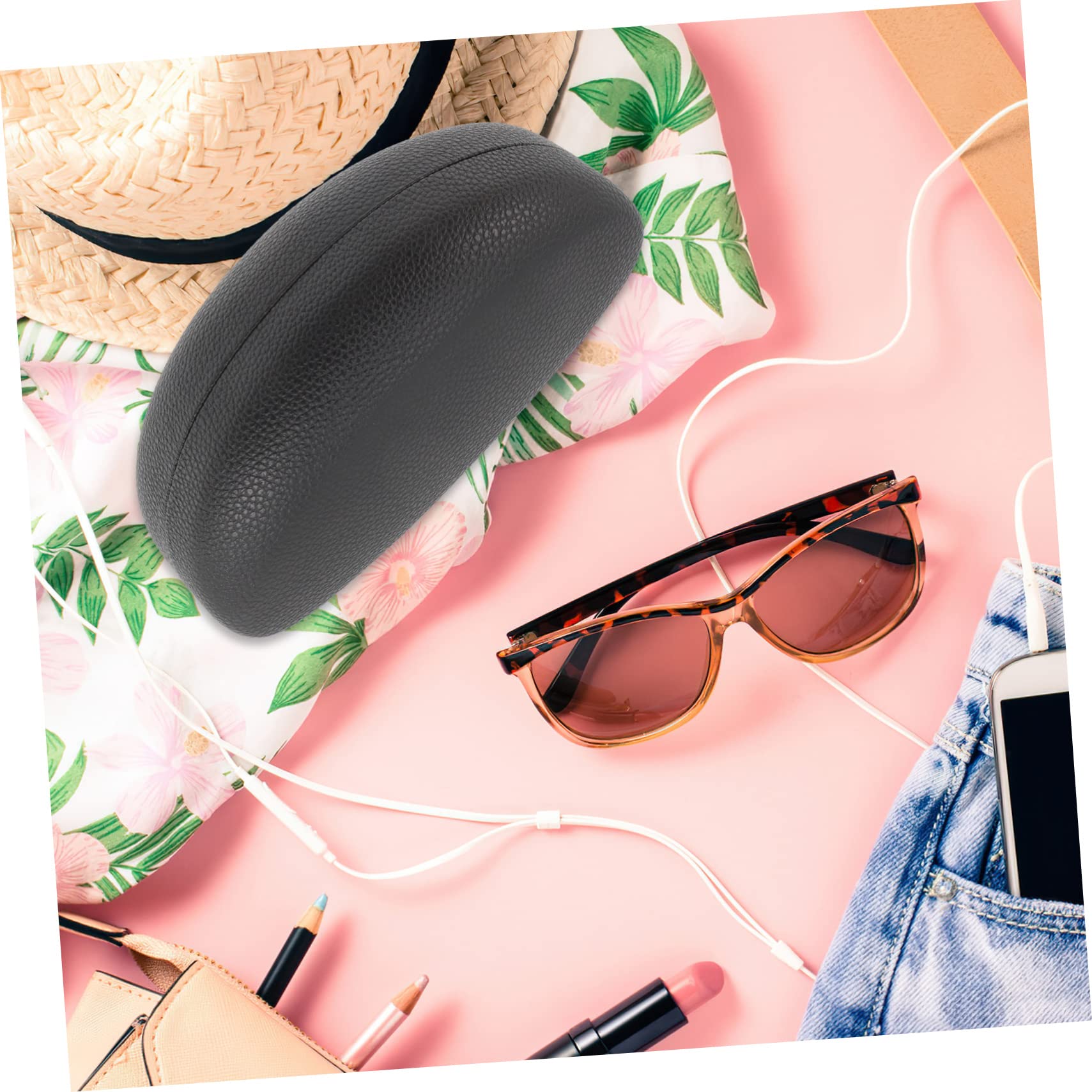SHERCHPRY 4 Piezas estuche para gafas de sol estuche gafas de sol organizador de gafas estuche rígido para gafas de sol gafas retro estuche rígido para gafas de mujer revestimiento de pvc
