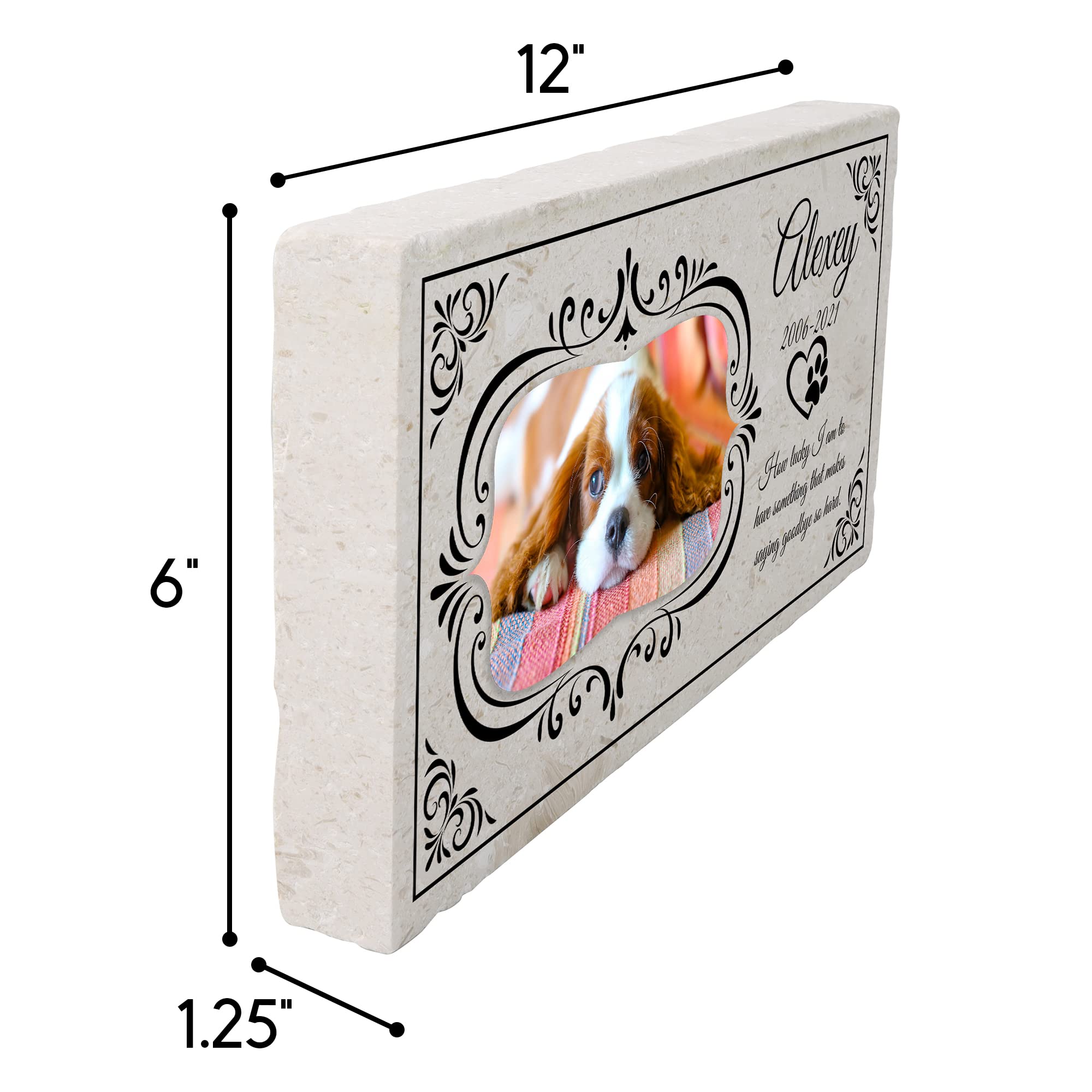 Rock Pet Memory Stone CUSTOM IMAGE AVAILABLE Perfect way to remember