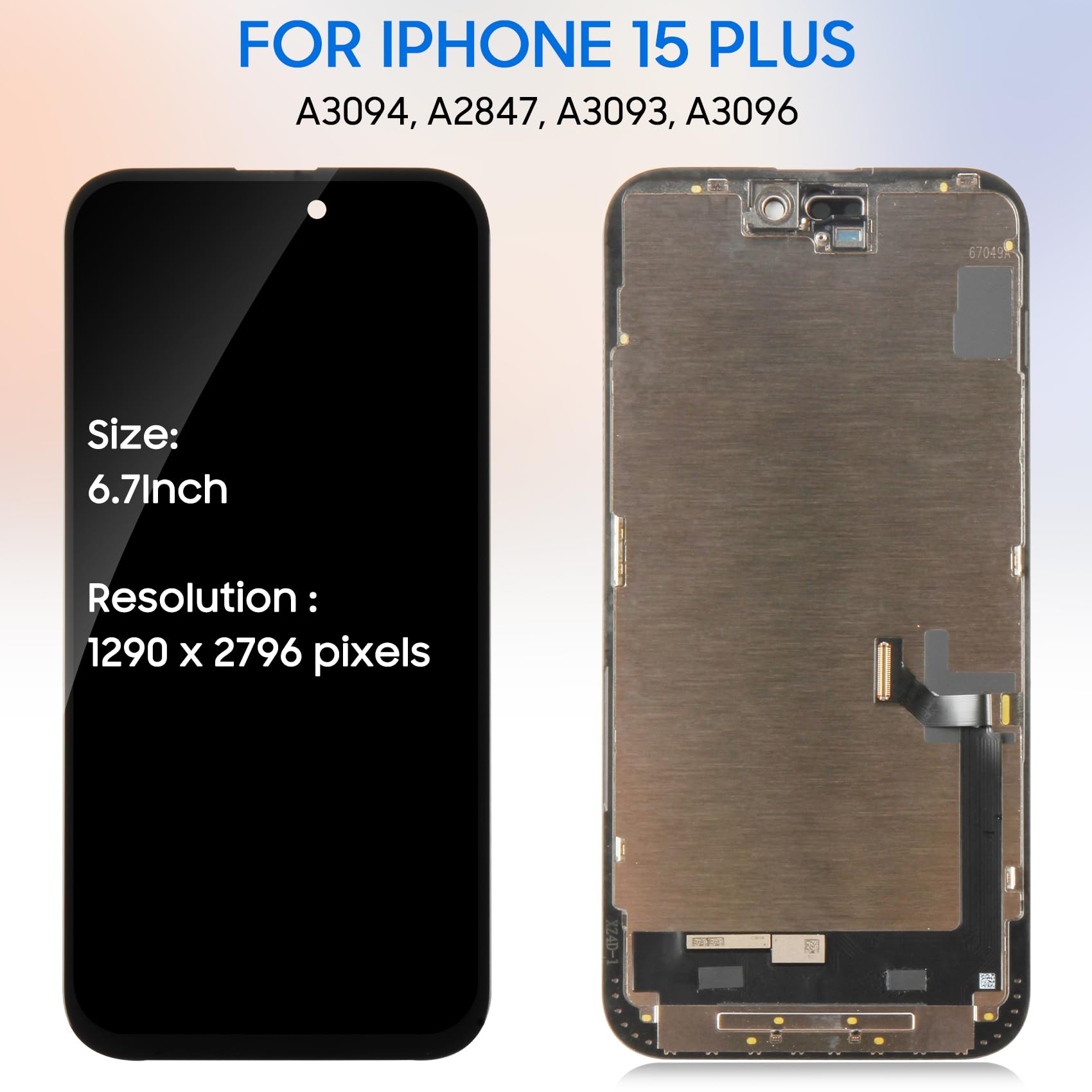 Incell LCD-Display für iPhone 15 Plus für iPhone
