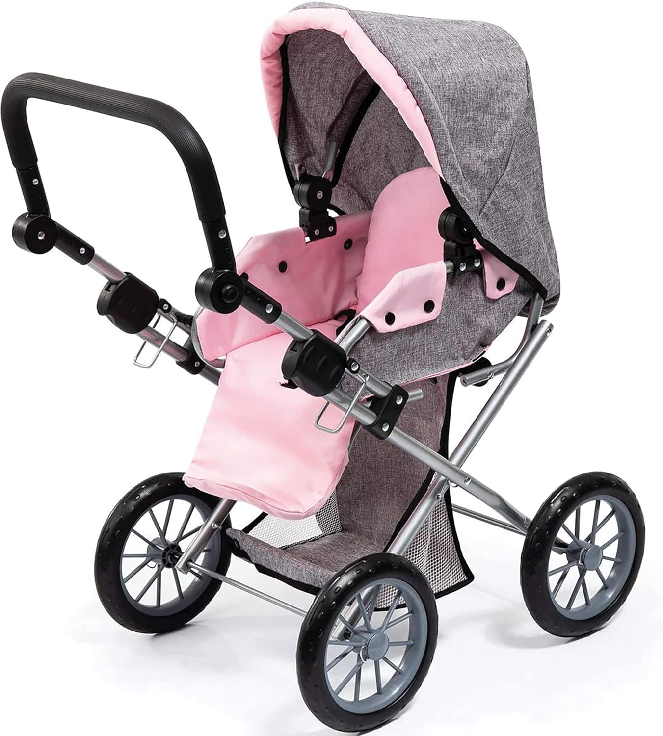 Dimian Bambolina: Orlando Modern Doll Pram - w/Handbag, Kids Pretend Play, Ages 3+