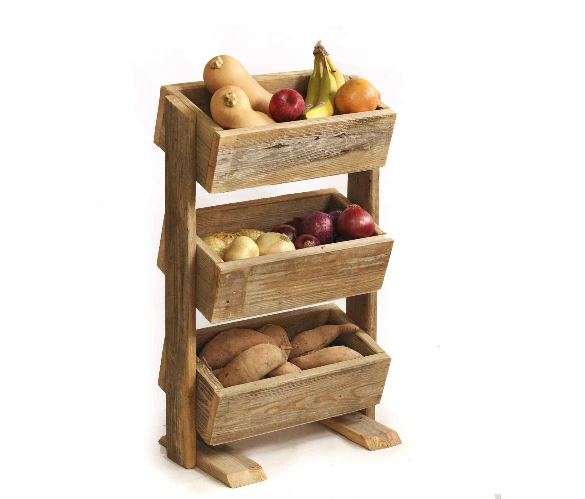 Buy Rustic wood potato bin/vegetable bin Online at desertcartUAE