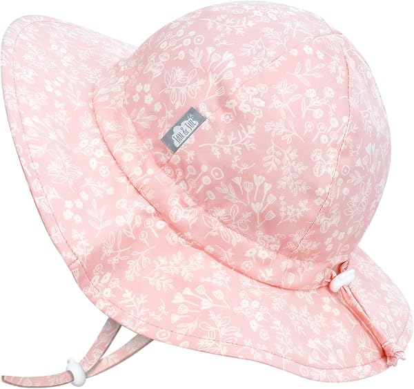 Jan & Jul Cappello da Sole Regolabile in Cotone per Bambina - 1
