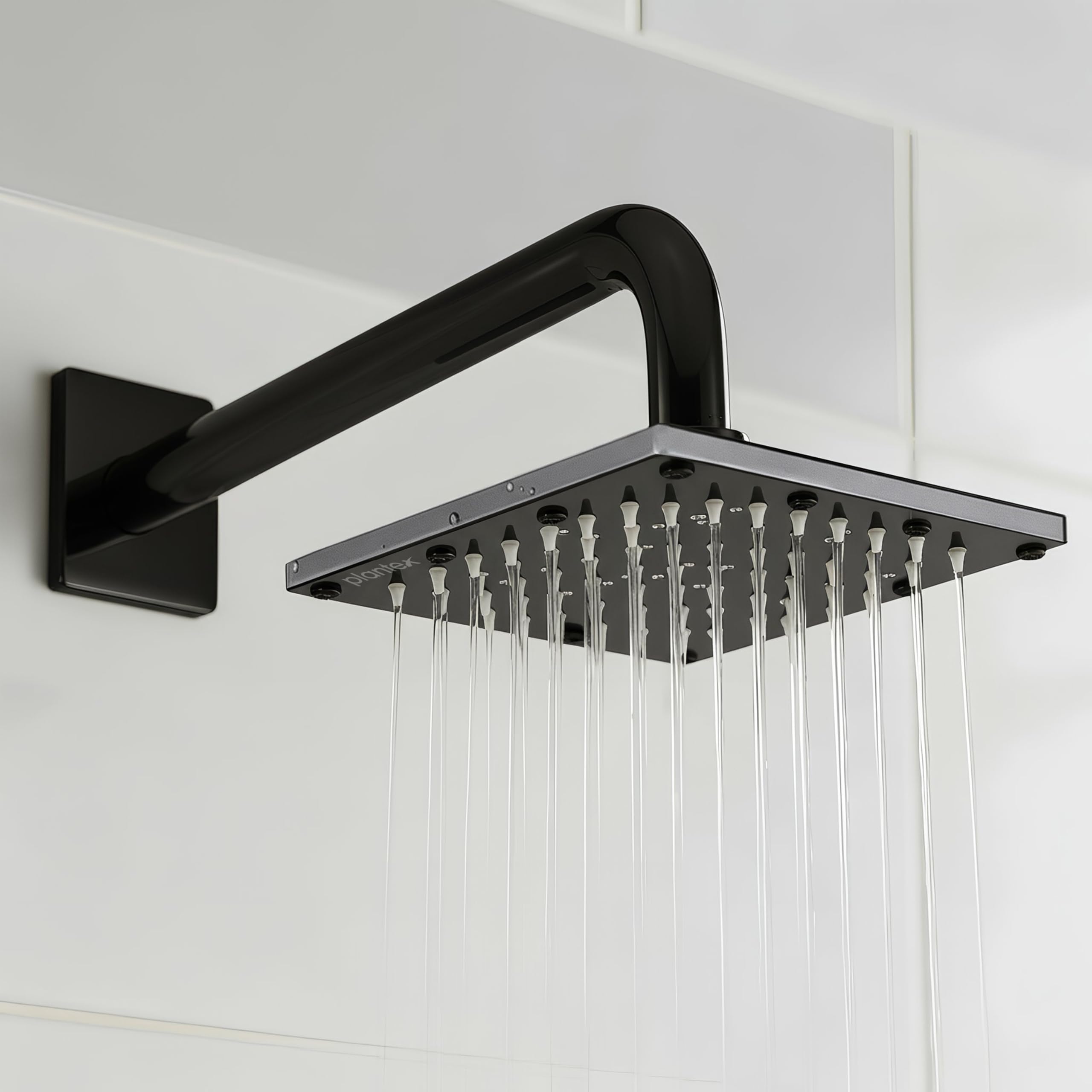 Plantex Stainless Steel Shower Head - Rainfall Luxury -12 Plantex Stainless Steel Shower Head - Rainfall Luxury -12