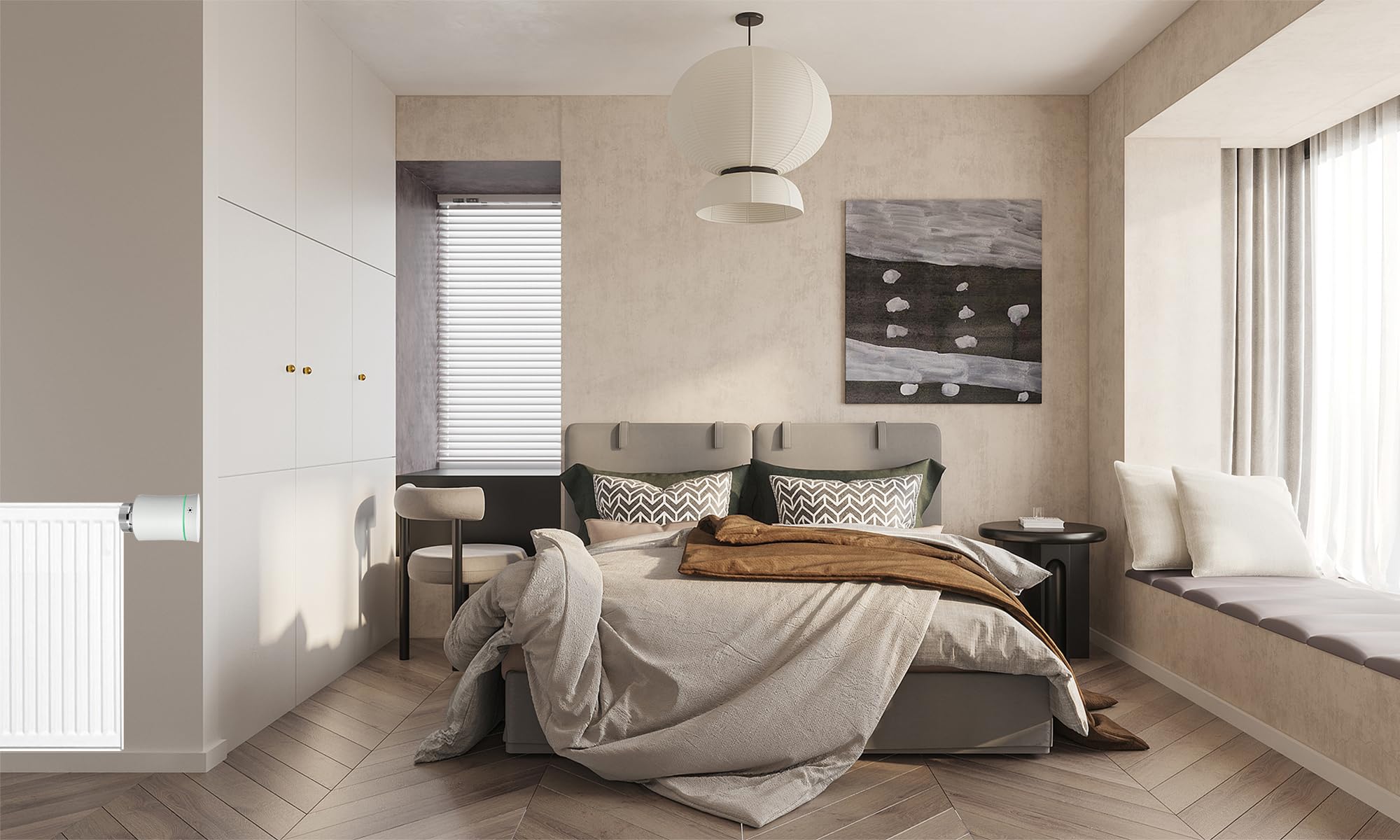 Válvula termostática inteligente Zigbee para radiador, compatible con control remoto por aplicación Smart Life, control de voz por Alexa Google Home