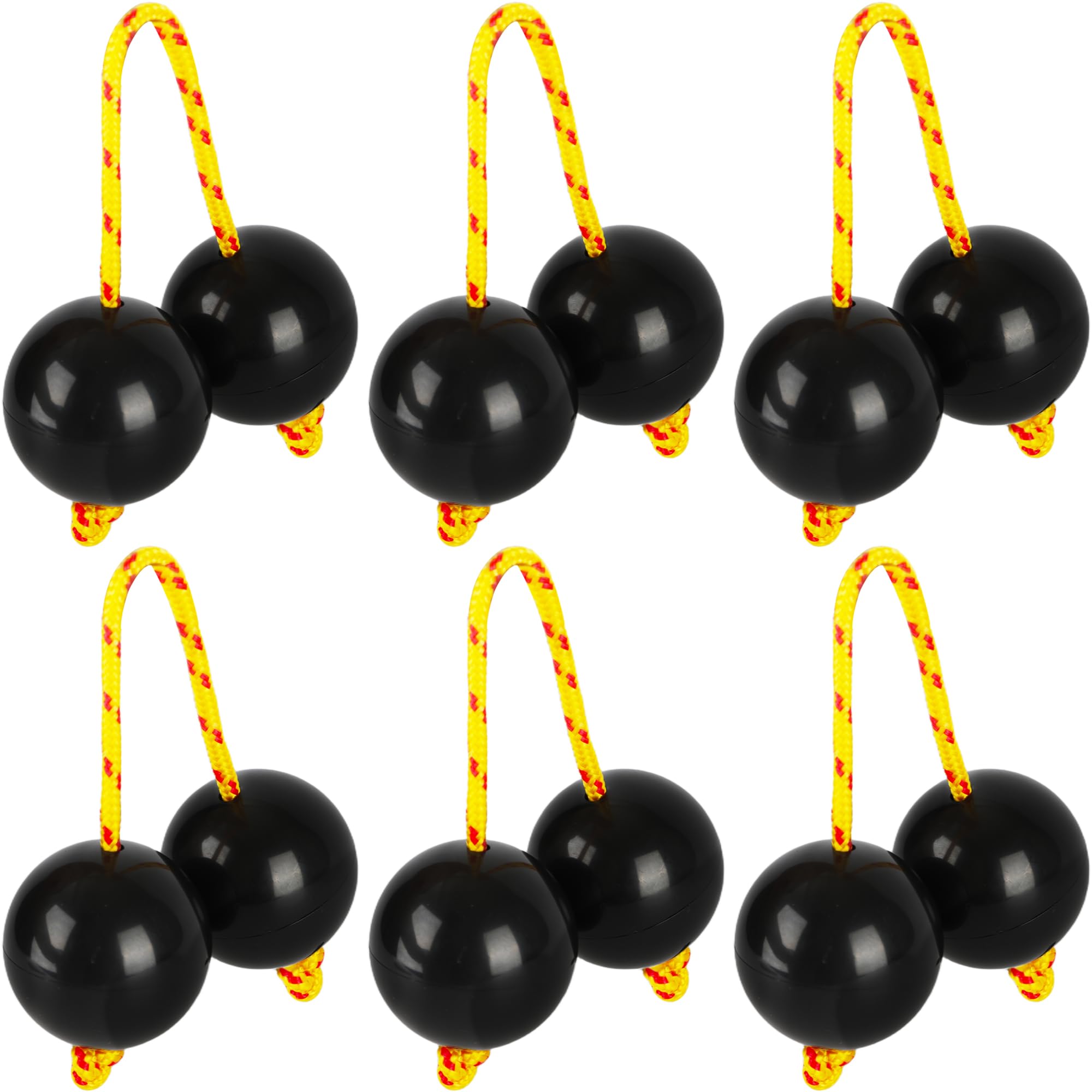6 Pcs African Rhythm Sand Ball Aslatua Rhythm Shakers Kashaka Percussion Instruments for Beginners Performances